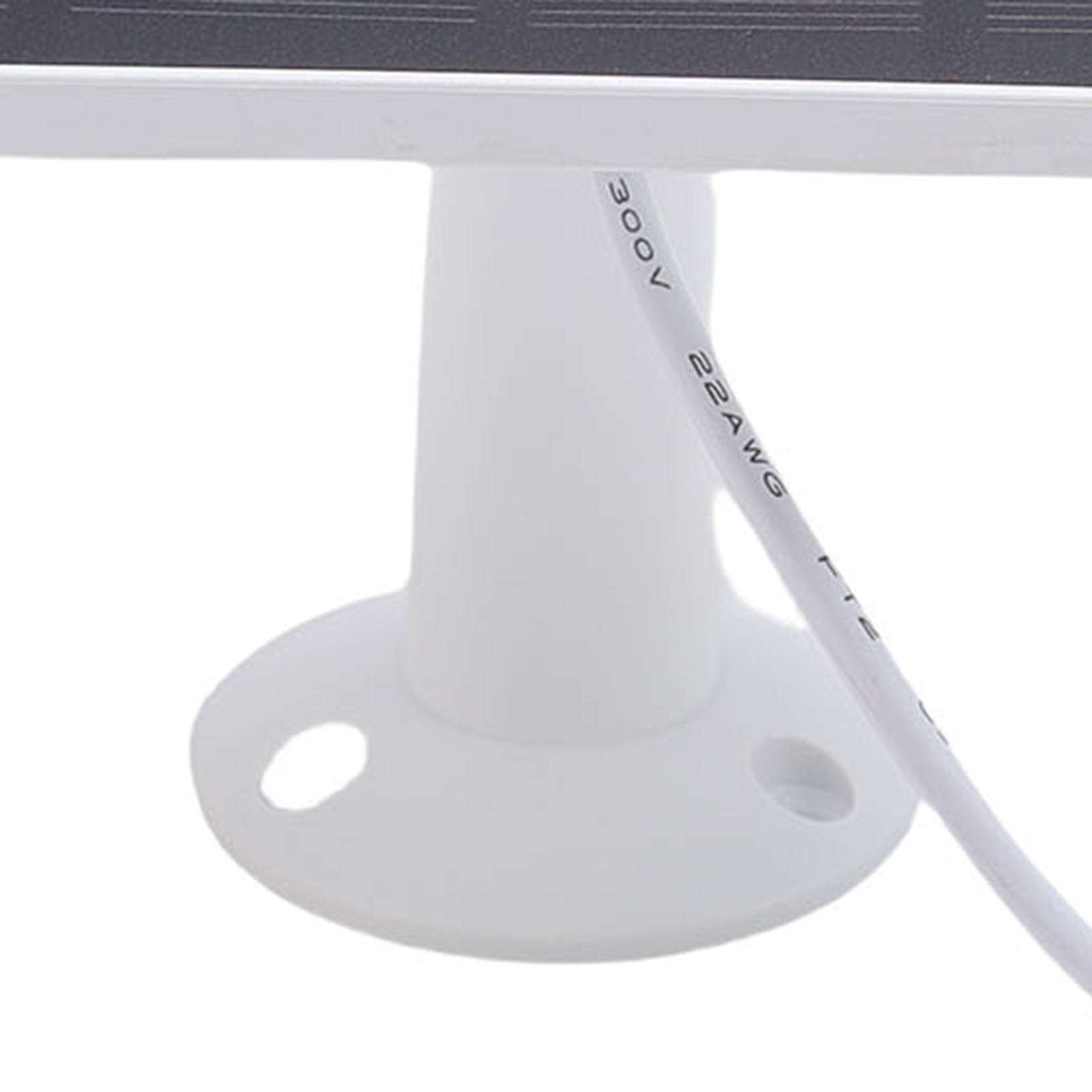 Yctze Campanello con Batteria a Pannello Solare da 10 W - Pannello Solare con Staffa e Cavo da 9,8 Piedi - Compatibile con Videocitofono 2, 3 e 4 - Ricarica e Installazione Efficienti