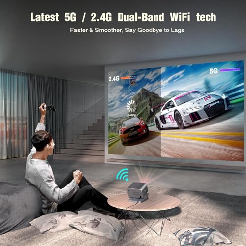 Portable Smart Projector 4K Support