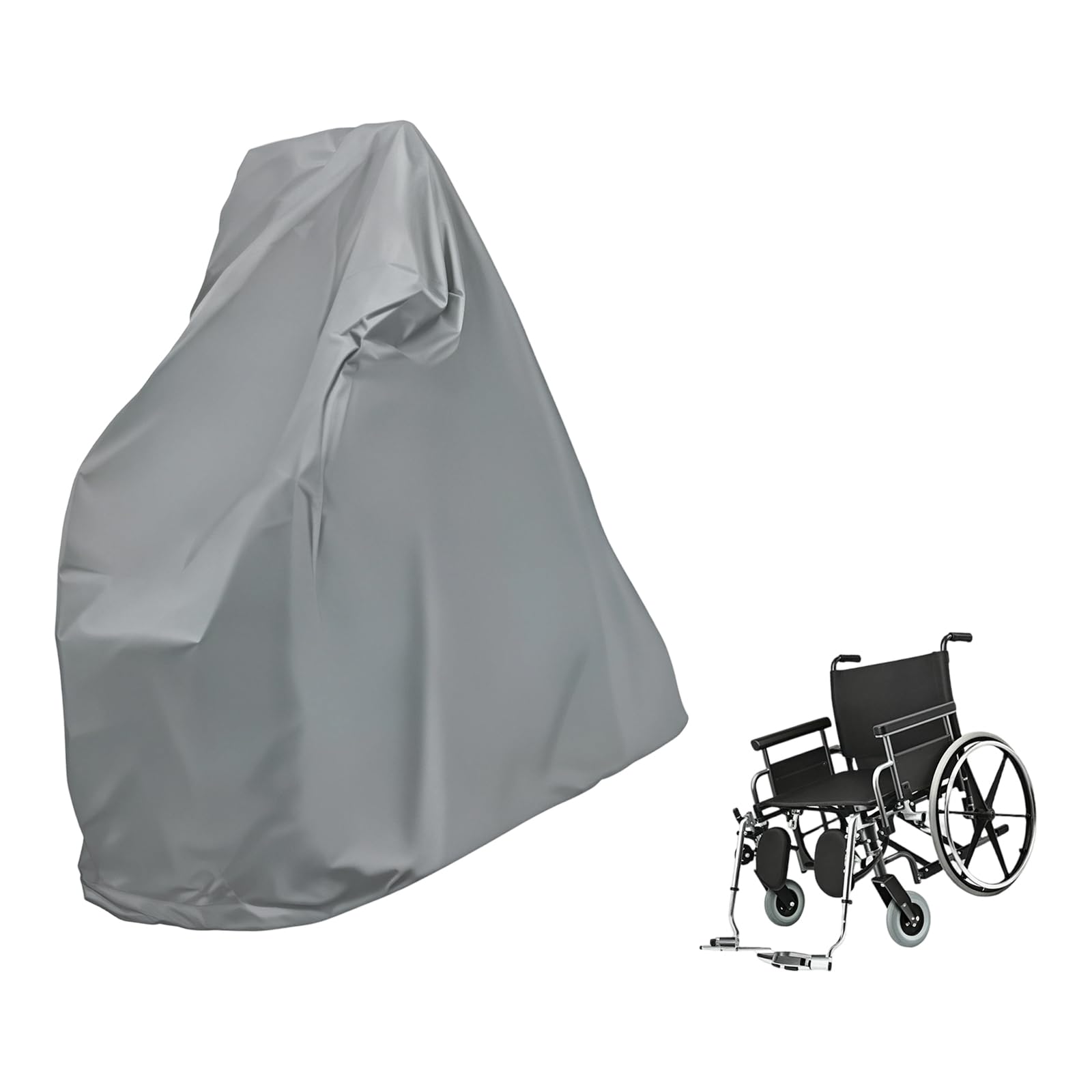 Limtula Sturdy Oxford Cloth Wheelchair Cover Featuring Side Opening and Silver Lined Interior Zippered Wheelchair Cover
