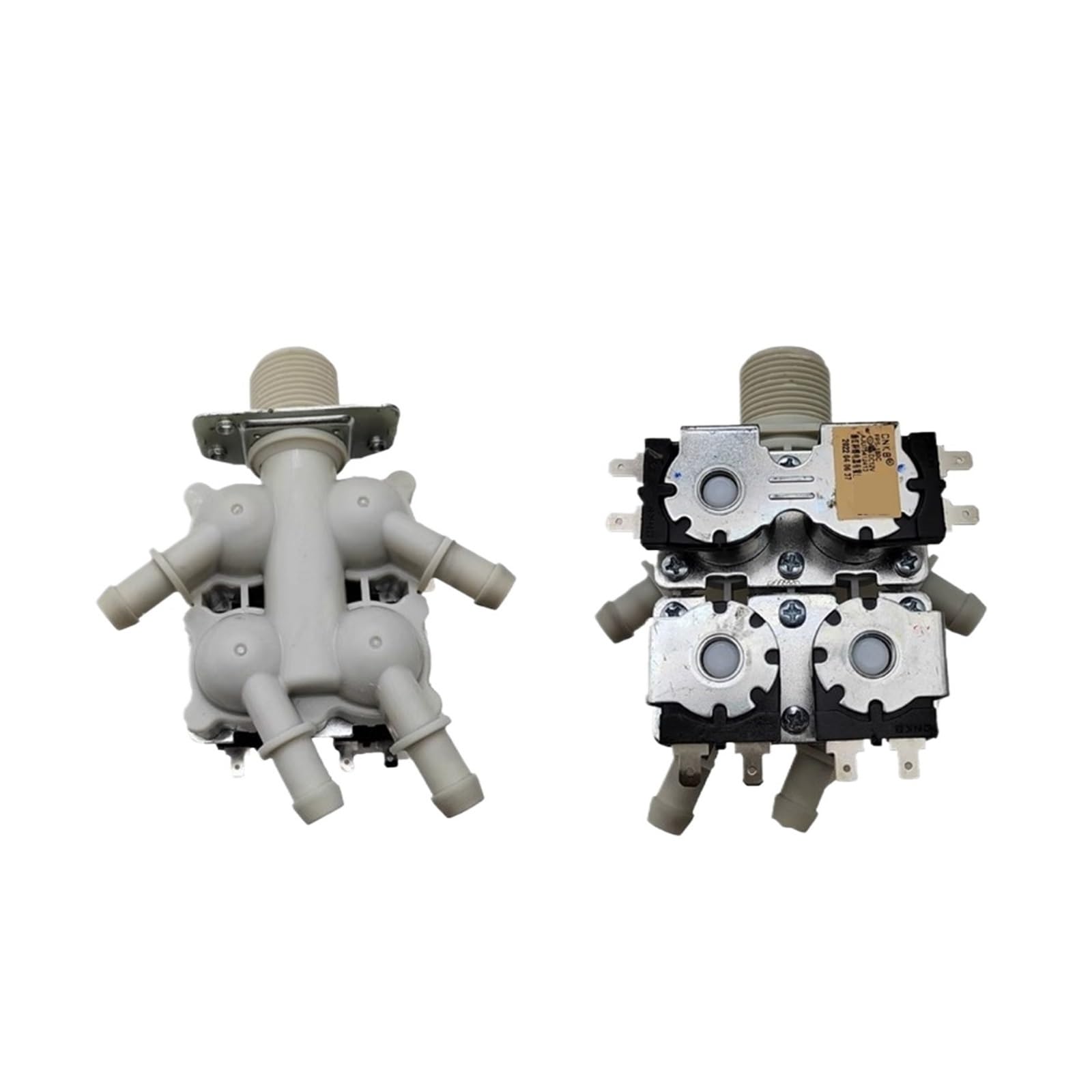 One Inlet Four Inlet Valve Solenoid Valve,Compatible for LG ， 5521ER1002M AJU75412402/13 DC DC12V Washing Machine Parts(AJU75412413)