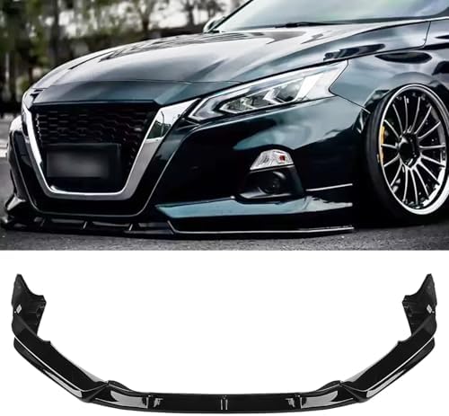 V3 Style Front Bumper Splitter Lip For Honda Civic 2022-2024 – Pearl White & Black, 4pc Set