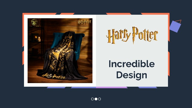 Harry Potter Gifts Fleece Bed Blanket Super Soft Cosy Bed Throw Hogwarts Bedroom Decor Plush Comforter 150 x 130cm for Bedroom Travel Sleepovers