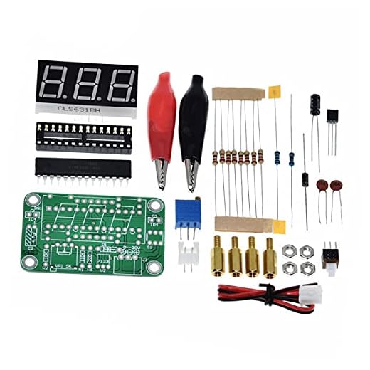 HiLetgo VOT-8 Voltmeter Kit Voltage Meter Electronic Production Suite DIY Kit for Student Electronic Exercise