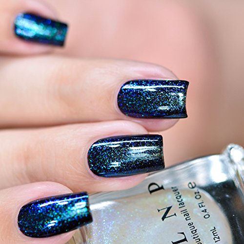 Image of ILNP Raven - Vivid Teal, Purple, Blue Iridescent Topper Nail Polish