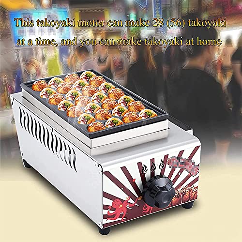Máquina eléctrica para Takoyaki con doble placa miniatura 2
