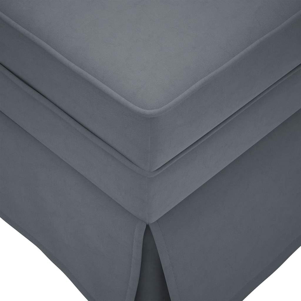 Chaise longue con cuscino cervicale e bracciolo destro, in velluto, 145 x 56 x 70 cm, comoda sedia da salotto per soggiorno, camera da letto, camera degli ospiti, zona relax e lettura