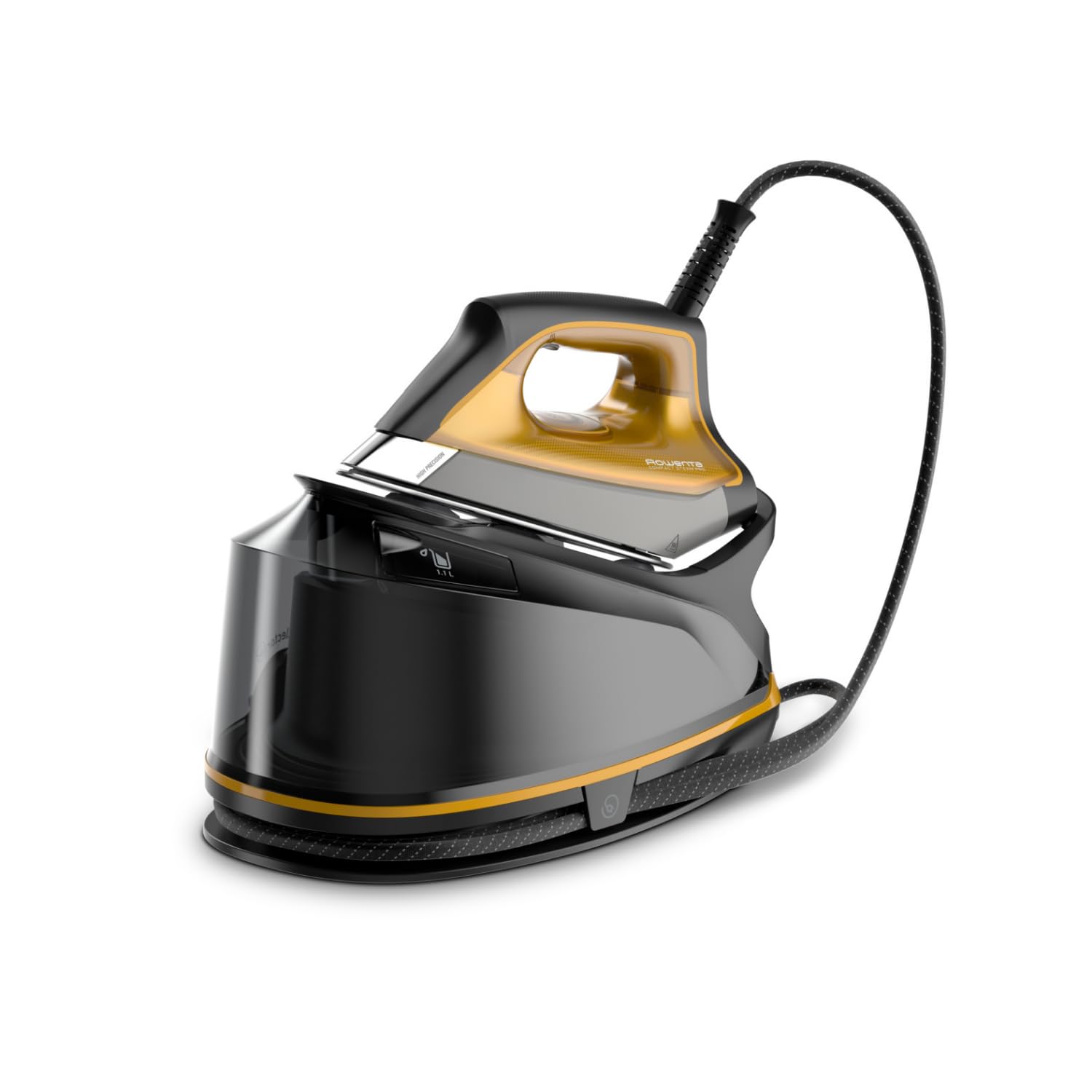 ROWENTA COMPACT STEAM PRO, Ferro da Stiro con Caldaia ad Alta Pressione, 6.4 bar, Colpo Vapore da 325 g/min, Piastra Antigraffio, DG7644