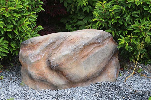 Preisvergleich Produktbild Arnusa Abdeckstein 93x45 cm Gartenfelsen Tafohaus Dekostein Trafostein