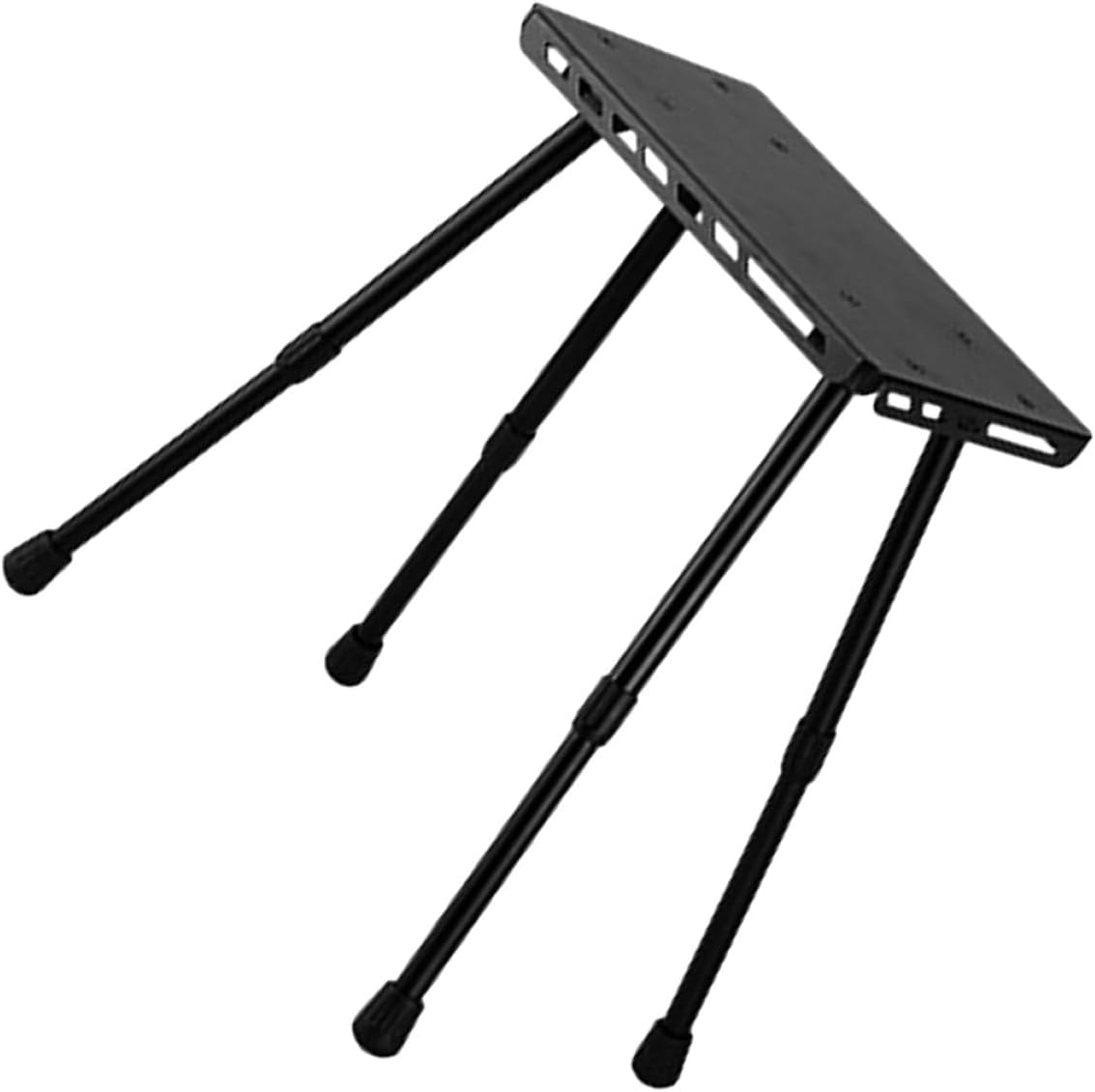 Ciieeo Portable Folding Outdoor Camping Table Small Lightweight Iron Frame Picnic Side Table for Hiking and Backpacking