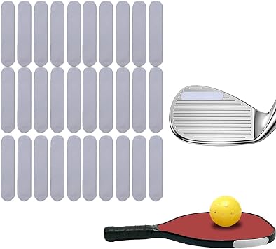 Golf Lead Tape Pickleball Lead Tape Adhesive Lead Sheet 30pcs 2.00.4in 3g,Golf Training Accessories|for Golf Iron Woods Putter or Tennis Racket Badminton Racket Weight Adjustment