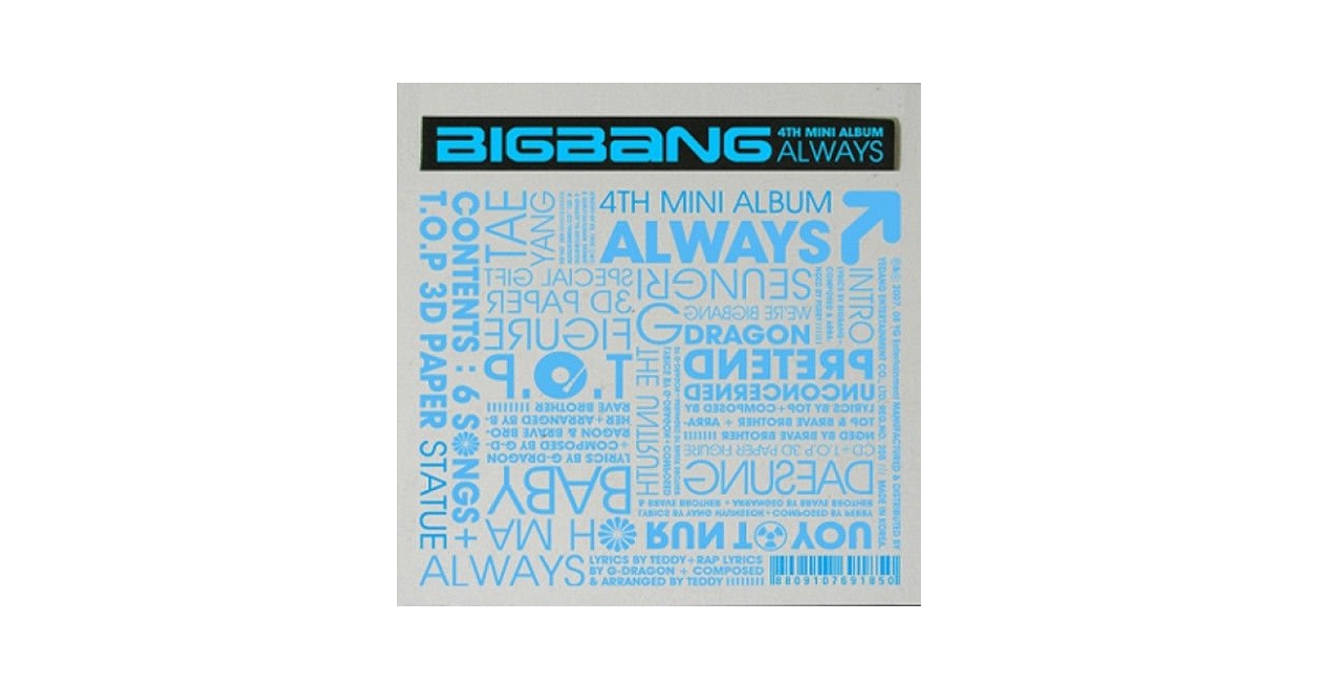 K-POP・アジア BIGBANG 1st mini ALBUM MINI1 ALWAYS CD Amazon