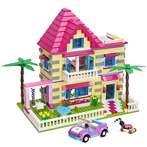 brick story BRICK STORY Girls Friends House Building Kit, Big Villa