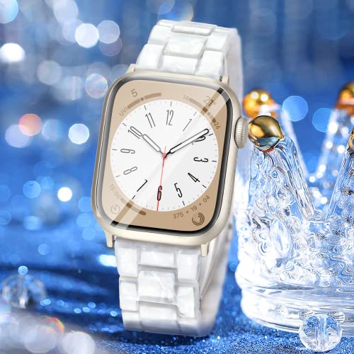 Image of Light House Apple Watch Bands-Fashion Lightweight Resin iWatch Bands for Women Men 38mm /40mm /41mm /42mm(Series 11 10), 49mm /46mm /45mm /44mm /42mm(S 3 2 1), Compatible with Apple Watch Series 11 SE 10 9 8 7 6 5 4 3 Ultra