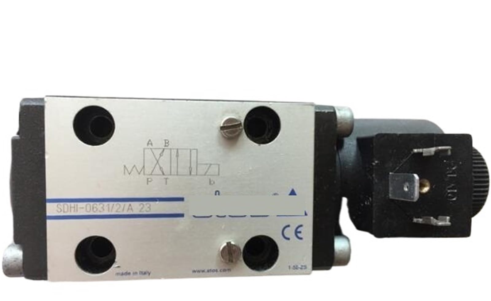 Uwjisltr 110V 1Pcs Solenoid Valve Sdhi-0631/2/A 23 Hydraulic Valve 24Vdc 230Vac Sdh1-0631/2/A 23 Reversing Valve(110V)