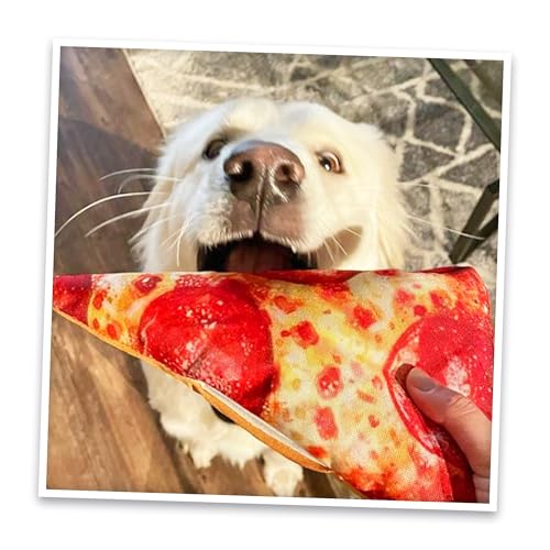 Image of Doggijuana Supreme Pizza & Juananip Bundle | Squeaky Refillable Plush Toy | Refillable squeaky plush dog toy + organic calming catnip; eases anxiety, stress & storms; drug-free, hand-harvested