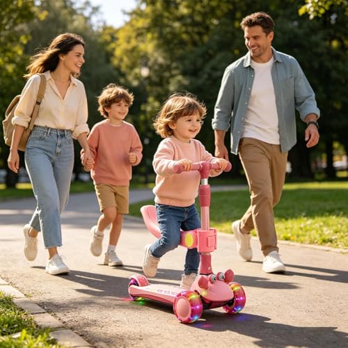 Asiento de patinete para niños plegable y ajustable para parque 2