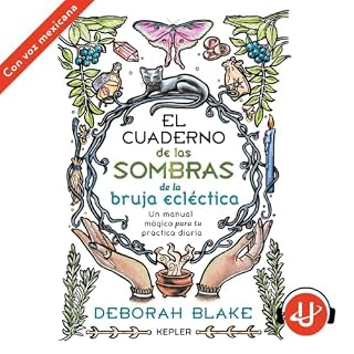Diseño de la portada del título El Cuaderno de las Sombras de la bruja ecl&eacute;ctica