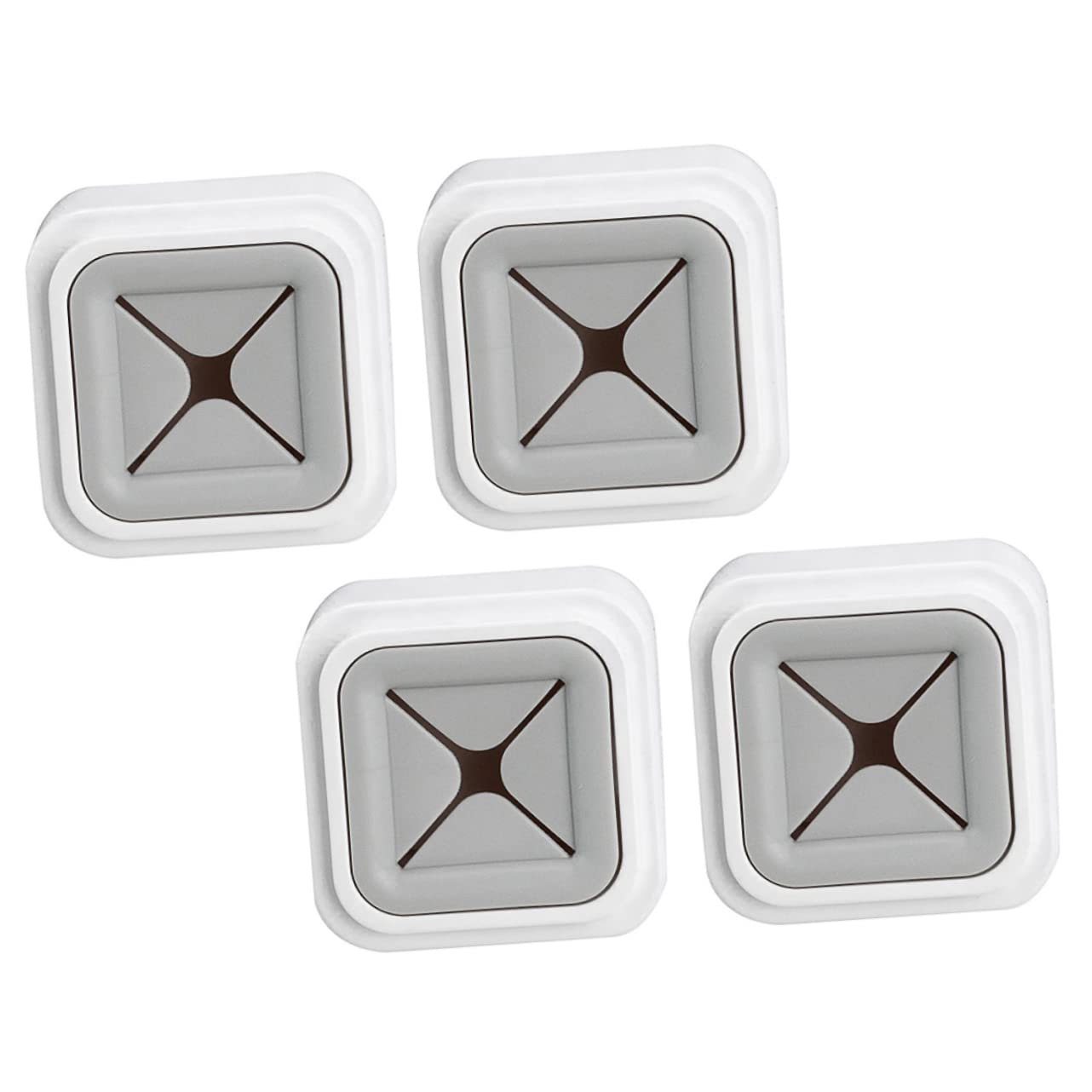 Beatifufu 4pcs Punch Wall-Mounted Towel Holders for Bathroom Kitchen Material Easy to Install No Damage to Walls Towel Organizer for Clutter Spaces