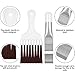 Boao Air Conditioner Condenser Fin Comb, Fin Cleaning Brush Air Conditioner Coil Cleaner Refrigerator Coil Cleaning Whisk Brush Evaporator Radiator Repair Tool(6 Pieces)