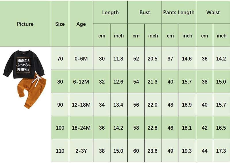 YINGISFITM Toddler Baby Girl Boy Fall Winter Clothes Letter Long Sleeve Shirt Crewneck Swatshirt Top Pocket Pants Outfit Set - Image 6