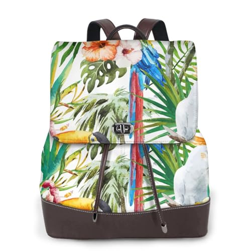 Sac à dos en cuir Toucans femme pour ne plus manquer de place avec style