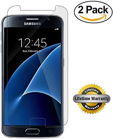 SOOYO 9H Tempered Glass Screen Protector for Samsung Galaxy S7 – 2 Pack