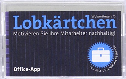 Lobkärtchen Office / 100 Papierkärtchen: Motivieren Sie Ihre Mitarbeiter nachhaltig!