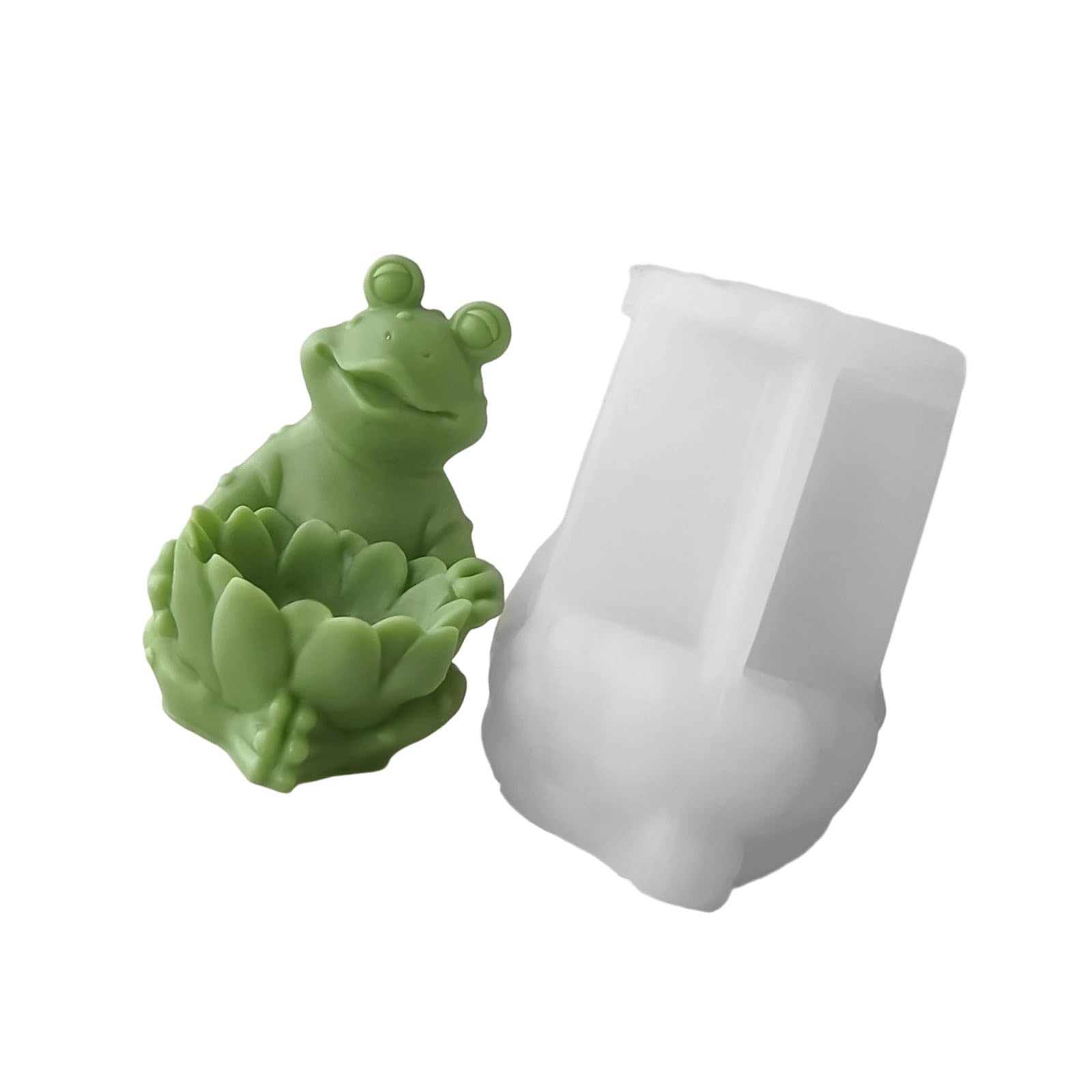 NEWFT Cartoon Animal Molds Castings Frogs Silicone Ornament Epoxy Resin Plasters Molds Frogs Cartoon Animal Silicone
