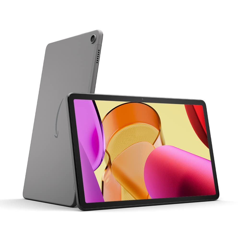 Zertifiziert und generalüberholt Fire Max 11-Tablet, unser bisher leistungsstärkstes Tablet, mit klarem 11-Zoll-Display, Octa-Core-Prozessor, 4 GB RAM, 14 Std. Akkulaufzeit, 128 GB, grau, mit Werbung