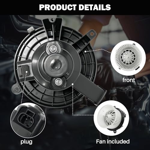 Image of 700236 Front AC Heater Blower Motor Fan Fit for Buick Enclave for Chevy Silverado 1500 2500 3500 HD Traverse for GMC Acadia Sierra 1500 2500 3500 HD for Saturn Outlook 22810567,22961461