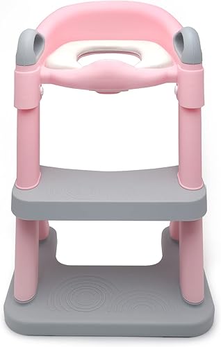 Vista 46 de HTTMT - Escalones infantiles con asiento de bebé para baño, ET-BABY001/002 Verde