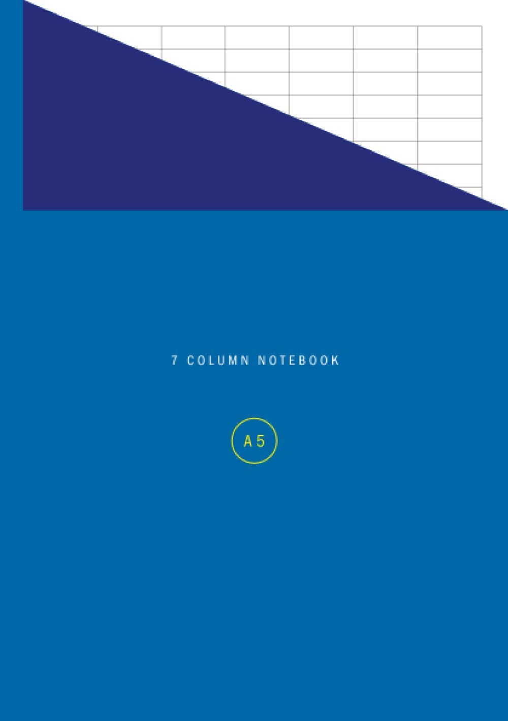 7 Column Notebook A5: Versatile Journal / Notepad with Seven Ruled / Lined Columns
