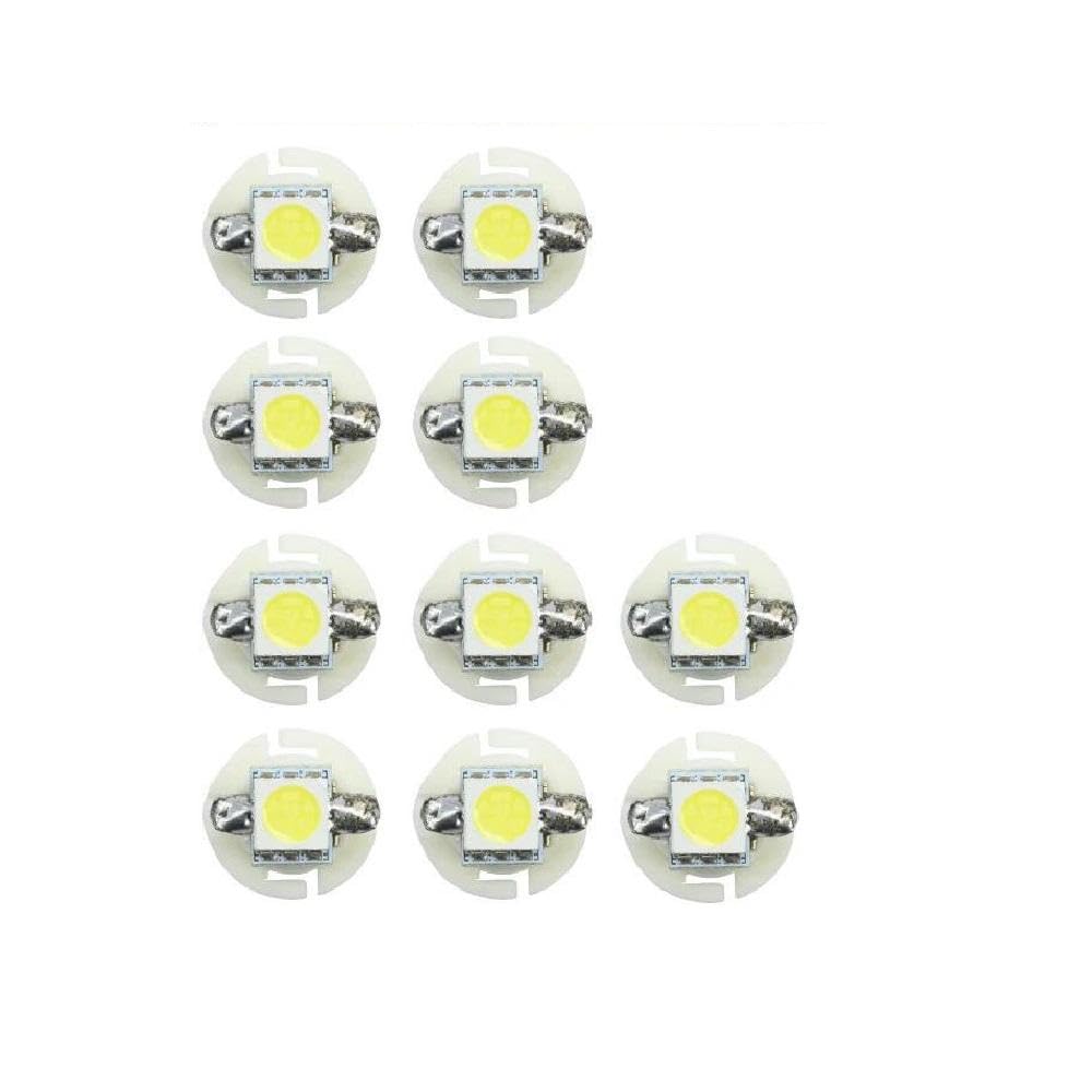 10 Pieces For Ford Explorer 4Door 2006-2010 Car Gauge Speed Dash Bulbs Instrument Panel Cluster Light Interior Modification(Red)