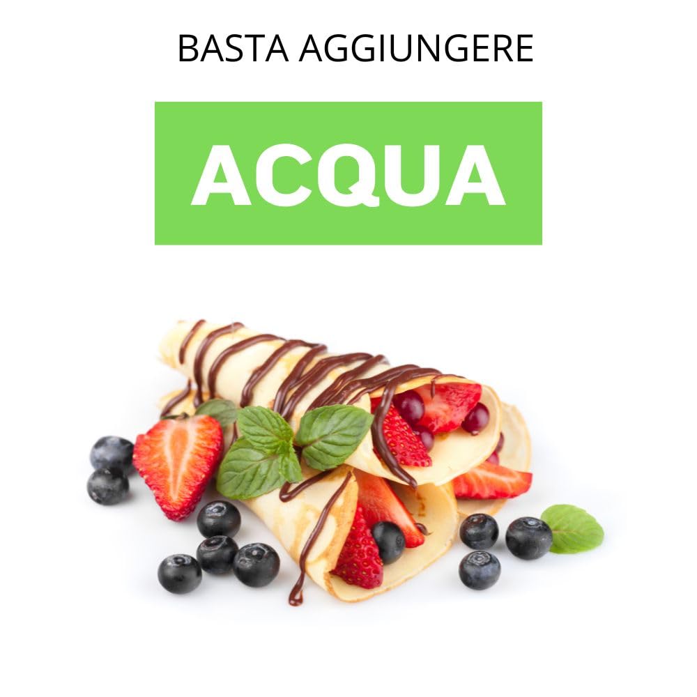 Mix per Crepes di alta qualità da 5 KG - pronto utilizzo - (Preparato per Crepes)