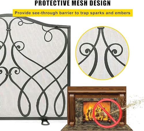 Cubierta de muebles interiores de hierro forjado artesanal negro 5