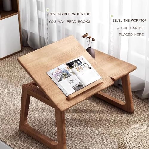 Table basse compacte et pliable 60x35cm pour salon