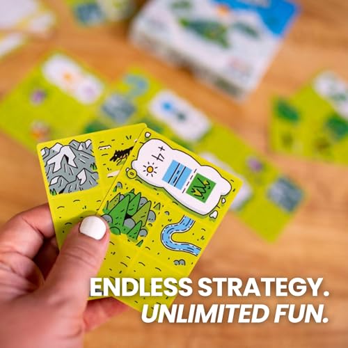 Confusing Lands juego de mesa compacto para 1-2 jugadores miniatura 5