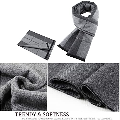 JFAN Sciarpa Uomo Semplicità Sciarpa Classica e