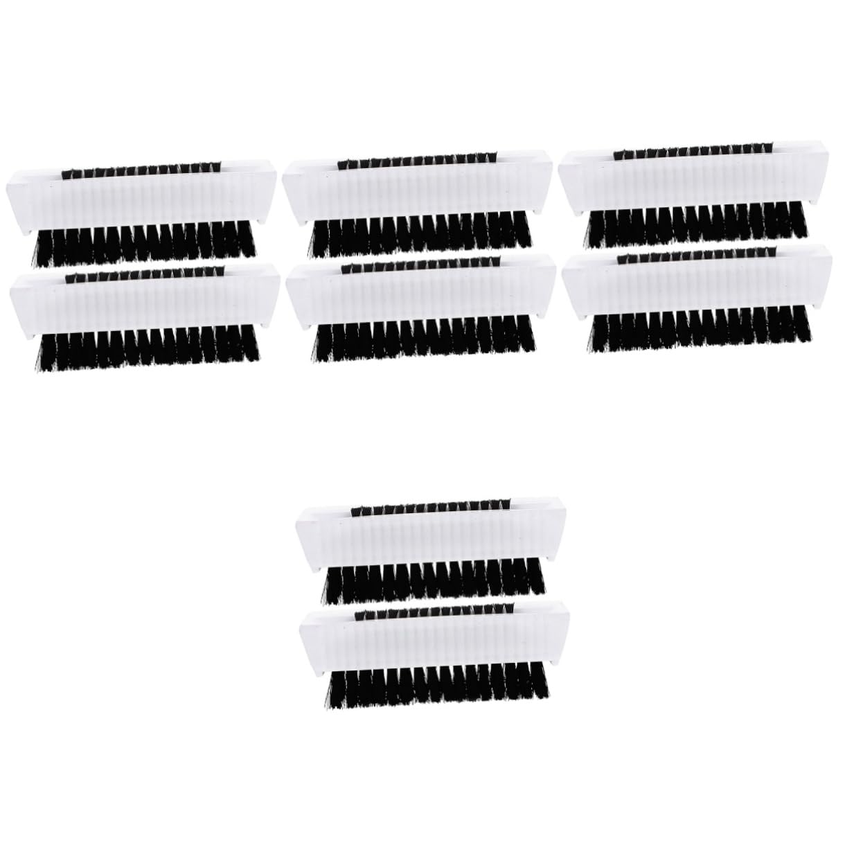 8pcs Nail Cleaning Brush Dual-sided Soft Bristle Fingernail Scrubber for Home and Salon Use Lightweight and for Hand and Toenail Care