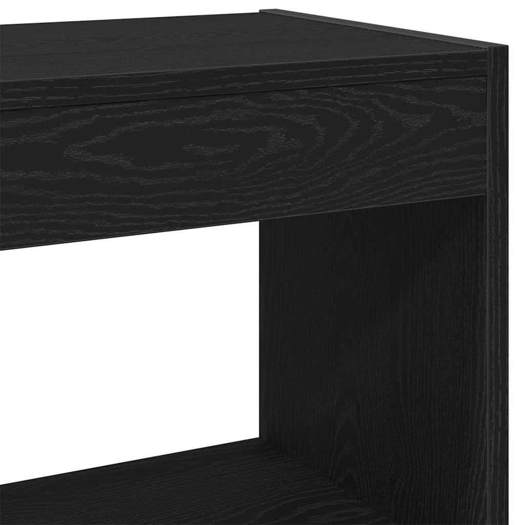 Libreria a 2 ripiani, 80 x 30 x 72 cm, in legno, con 2 scomparti, per soggiorno, ufficio, cameretta dei bambini, corridoio, ripostiglio, decorazione, materiale in legno robusto, facile da