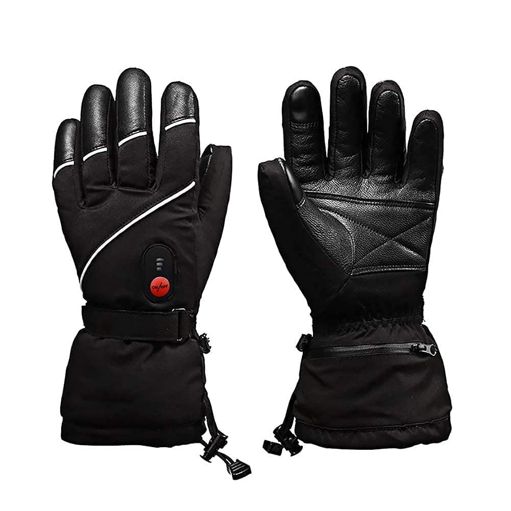 Gants chauffants pour ski et moto sur les pistes enneigées