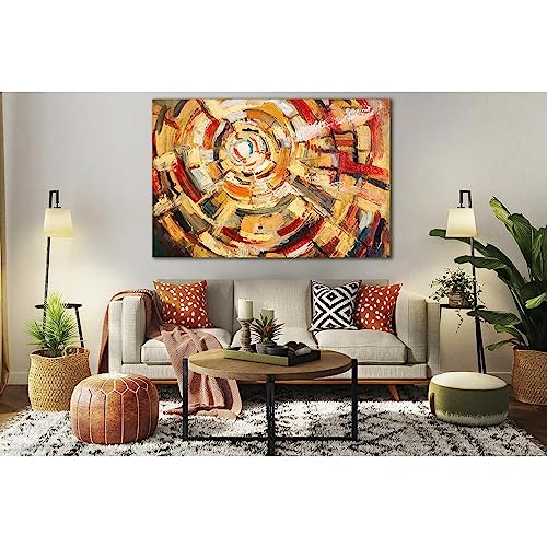 Pintura al óleo original ZELLART para renovar paredes vacías sin comprar marcos