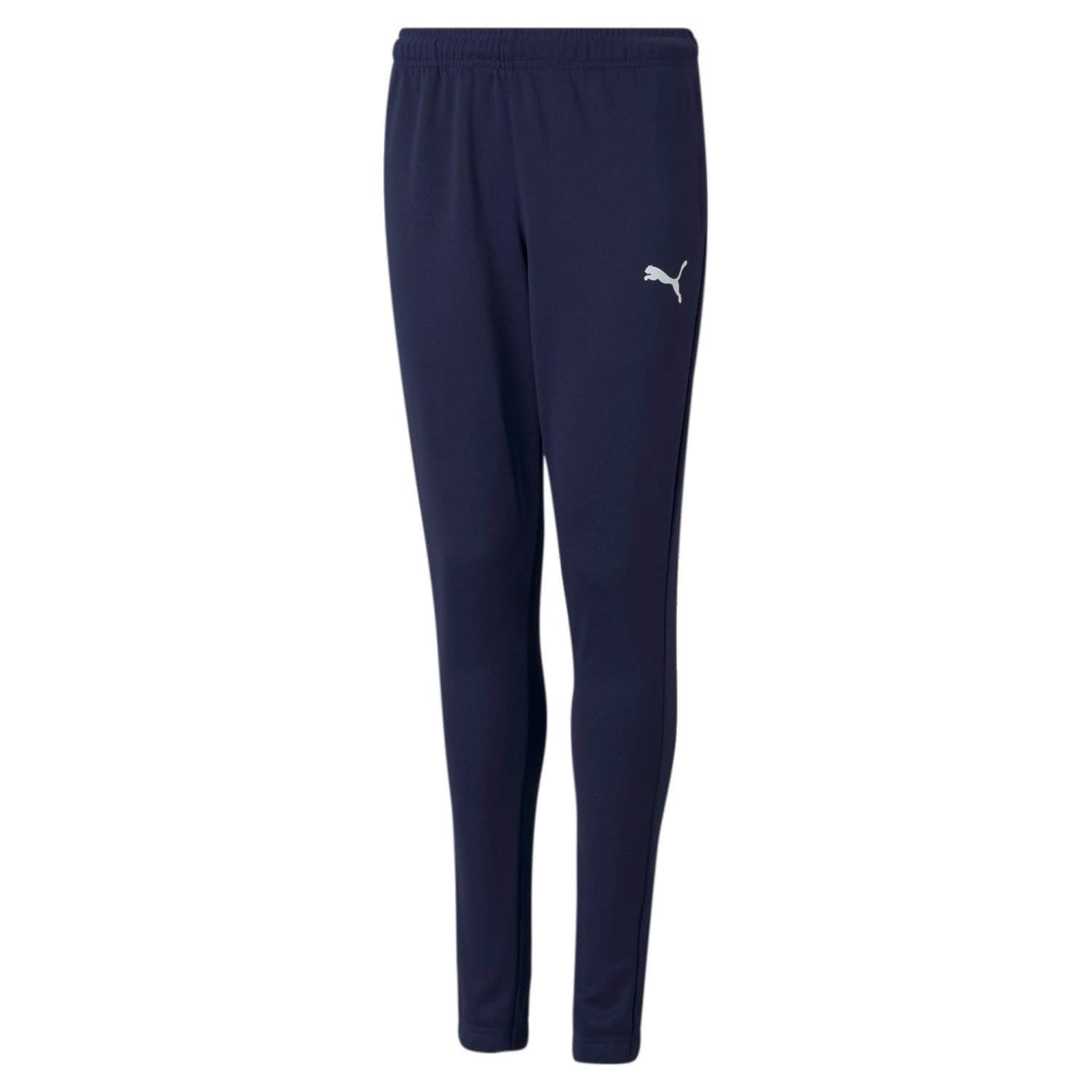 PUMA Boys Teamrise Poly Training Pants Jogginghose, Peacoat White, 152 EU