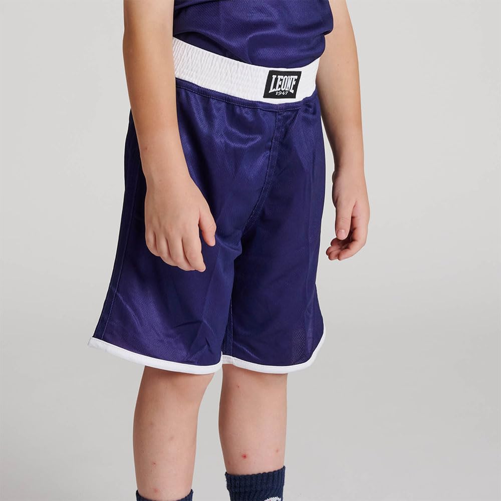 LEONE 1947 Pantaloncini Boxe - Pantalones Cortos Kick-Thai Jr. Niños y Adolescentes