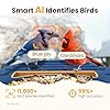 Smart Bird Feeder with Camera, 2.5K UHD Bird Feeder Camera Solar Powered, Sensitive AI Identification, Instant Alerts Capture Video, IP66 Waterproof for Outdoor, Ideal Gift, Blue #2