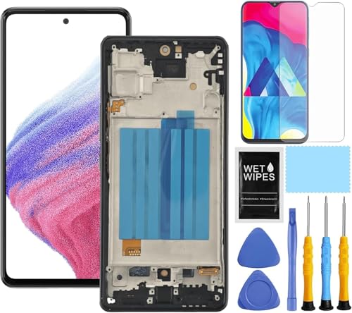 Écran tactile pour Samsung A53 5G avec châssis pré-assemblé et kit de démontage