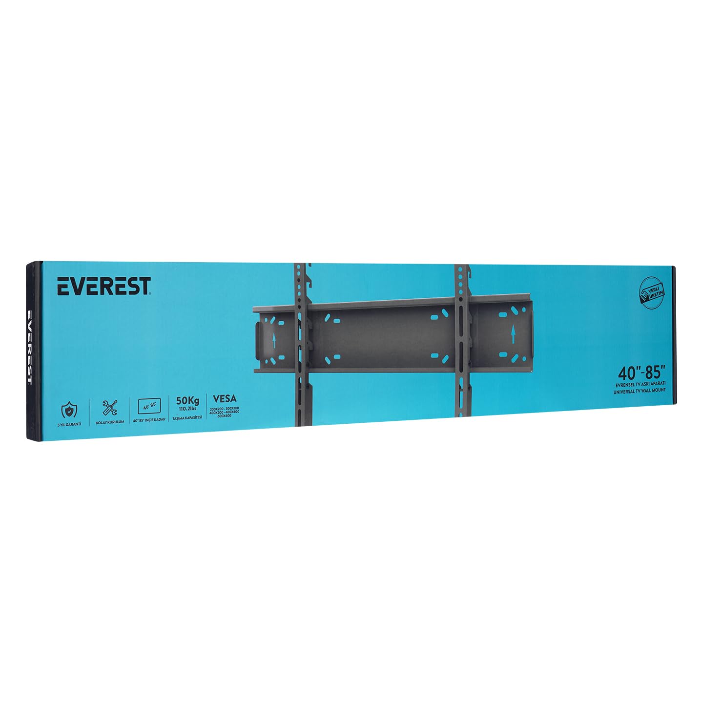 Everest TK-4085 Uchwyt do wieszaka telewizyjnego, 96-215.9 cm VESA 200x200-400x200-400x400-600x400 max 50 kg