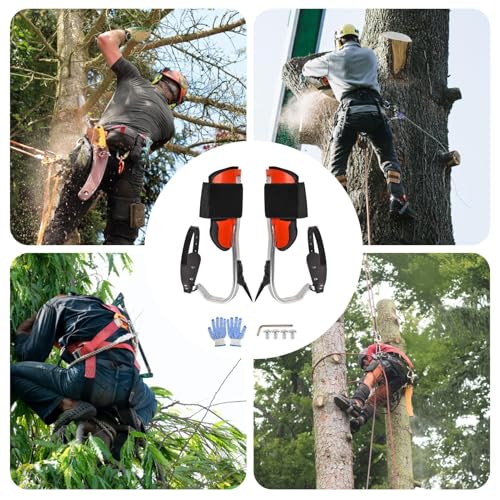 Crampons d'escalade d'arbre Teksome avec harnais complet - 4