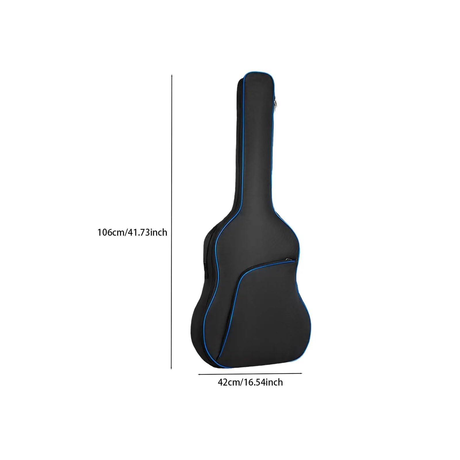 Mochila for Guitarra acústica de 40" y 41" con Doble Hombro Resistente al Desgaste y Gruesa.(Red)