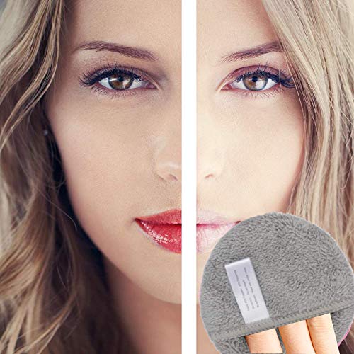 KinHwa Makeup Entferner Pads Wiederverwendbare Abschminkpads Waschbar Mikrofaser Abschminkpads Gesicht Superweich… - Image 7